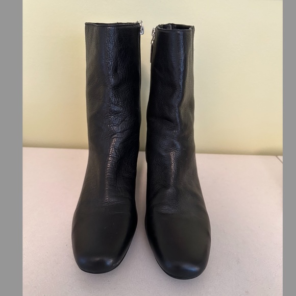 Talbots Heeled Boots | Black | Leather | Size 10 - Picture 5 of 7